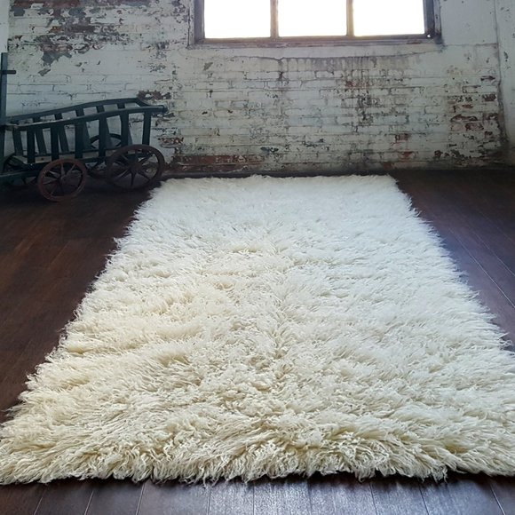 BEAUTIFUL 6x9 FLOKATI RUG | BRAND NEW | 100% WOOL | SOFT AND FLUFFY 3" PILE - Picture 4 of 7
